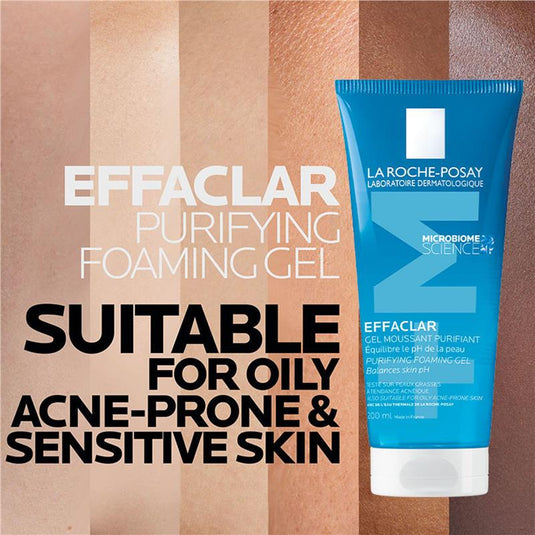 La Roche-Posay Effaclar Purifying Foaming Gel Anti-Acne Cleanser 200mL