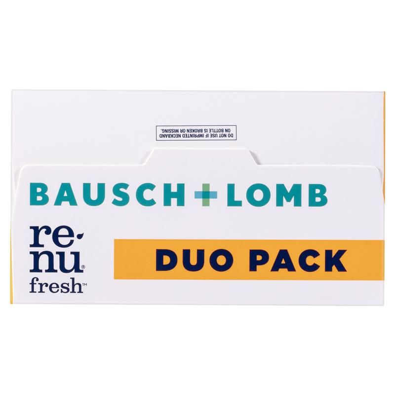 Load image into Gallery viewer, Bausch &amp; Lomb Renu Fresh Multi-Purpose Duo Pack 355ml + 120ml
