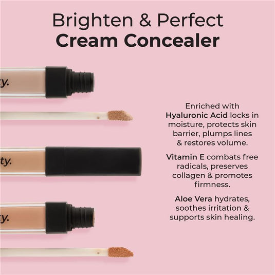 MCoBeauty Brighten & Perfect Cream Concealer Medium 1.25 Buff