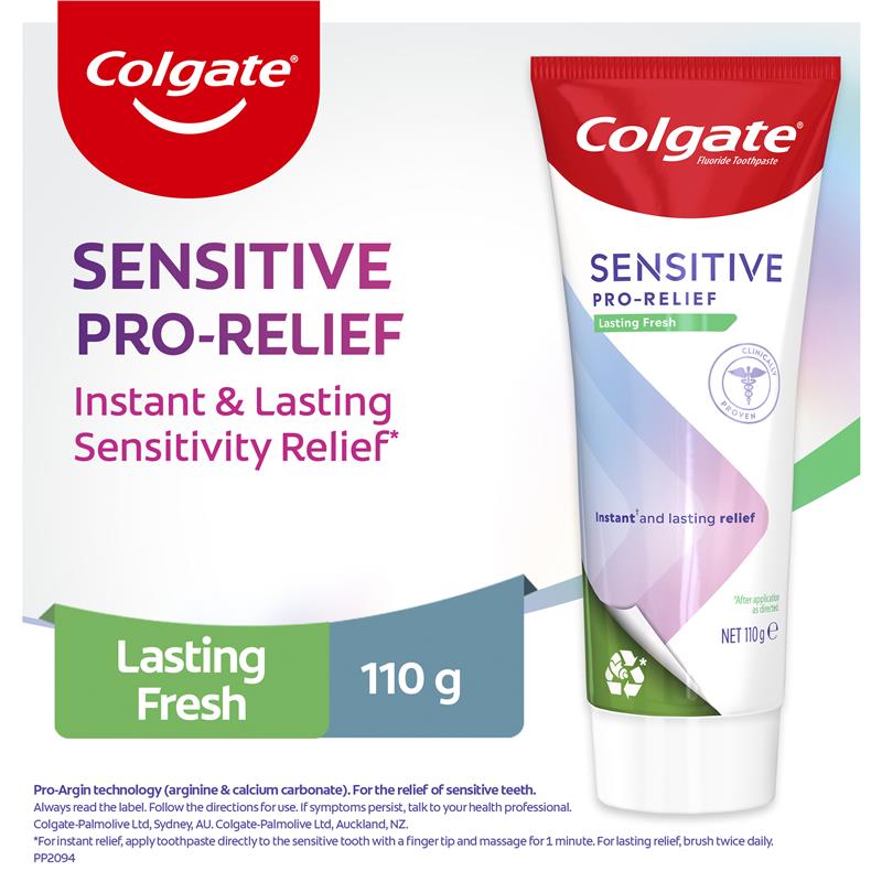 Load image into Gallery viewer, Colgate Toothpaste Sensitive Pro Relief Lasting Fresh 110g
