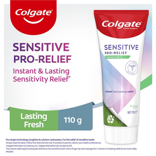 Colgate Toothpaste Sensitive Pro Relief Lasting Fresh 110g