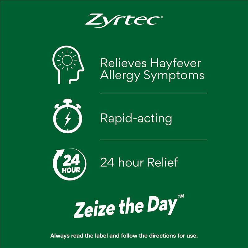 Load image into Gallery viewer, Zyrtec 10mg 10 Tablets
