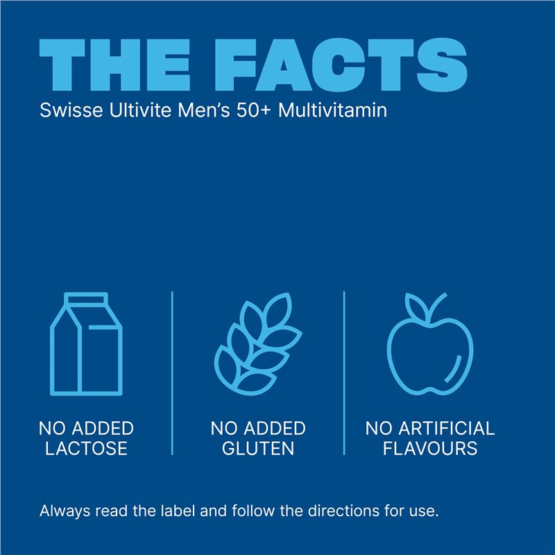 Load image into Gallery viewer, Swisse Mens Multivitamin 50+ 60 Tablets
