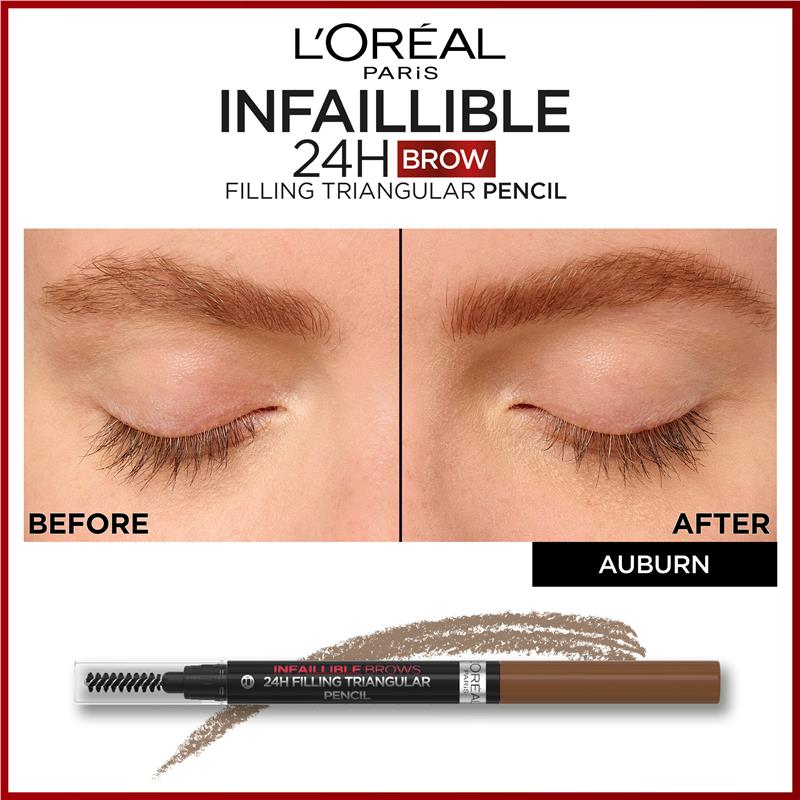 Load image into Gallery viewer, L'Oreal Paris Infallible Brows 24H Filling Triangular Pencil 5.23 Blonde/Auburn
