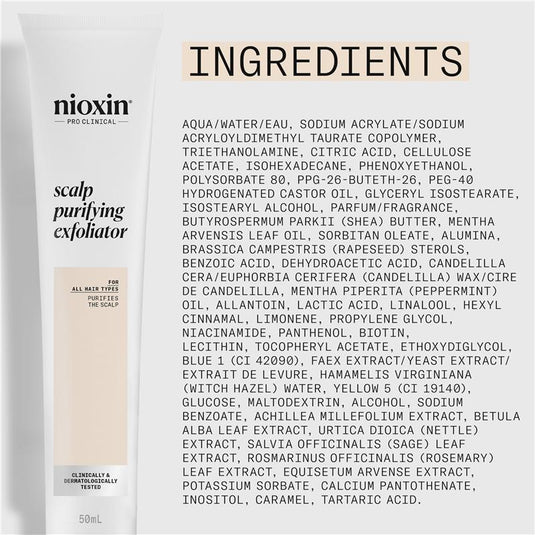 Nioxin Scalp Purifying Exfoliator 50ml