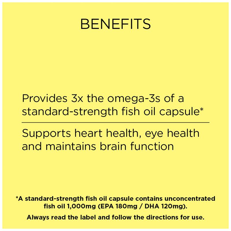 Load image into Gallery viewer, Go Healthy Fish Oil Triple Strength Odourless Softgel 150 Capsules Exclusive Size NEW
