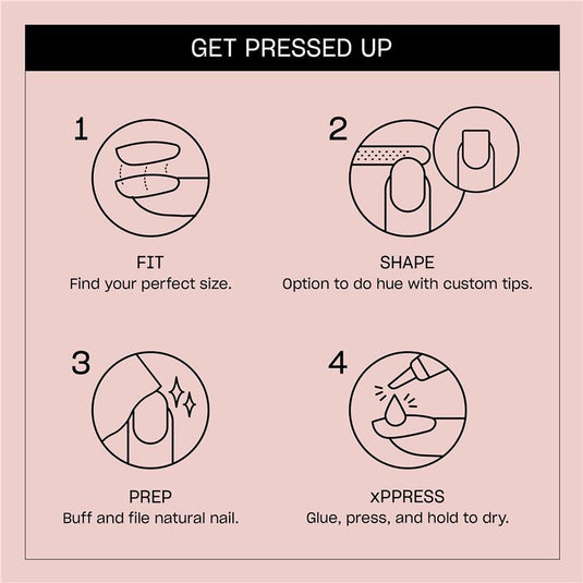 OPI On Point Instant Press-On Mani Pleasure to Petun-ya