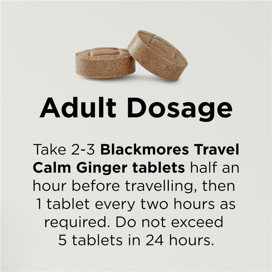 Blackmores Travel Ginger 45 Tablets