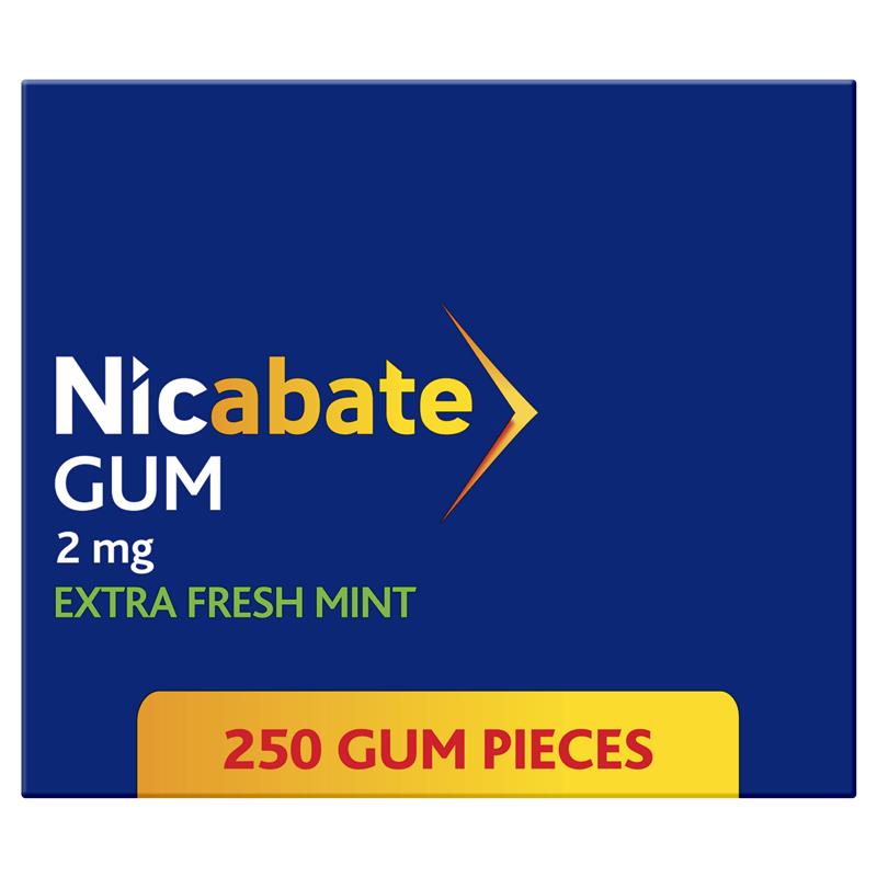 Load image into Gallery viewer, Nicabate Gum 2mg Extra Fresh 250 Pieces Exclusive Size
