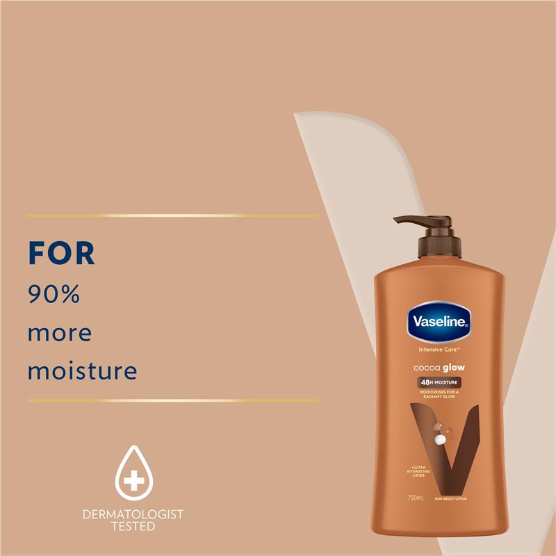 Load image into Gallery viewer, Vaseline Intensive Care Body Lotion Cocoa Glow 750ml
