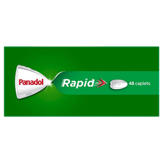 Panadol Rapid Paracetamol Pain Relief 48 Caplets