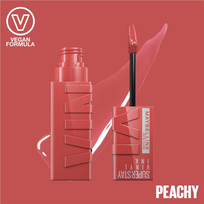 Load image into Gallery viewer, Maybelline Superstay Vinyl Ink Liquid Lip Colour 15 Peachy Nu Int
