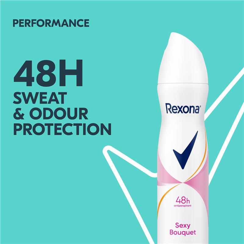 Load image into Gallery viewer, Rexona Women Antiperspirant Aerosol Sexy Bouquet 250ml
