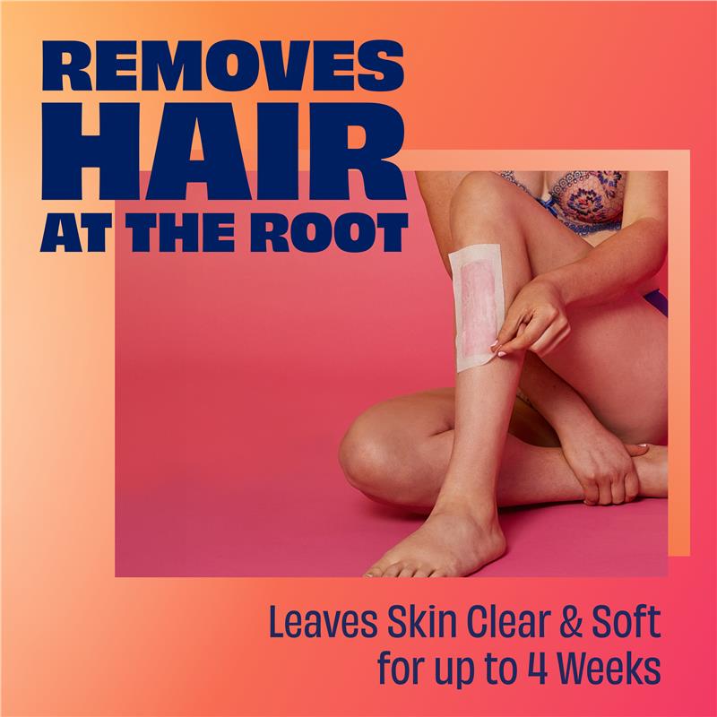 Load image into Gallery viewer, Nair Sensitive Formula Wax Ready Strips Rice Bran Oil &amp; Cherry Blossom Extract Legs &amp; Body 40 Pack
