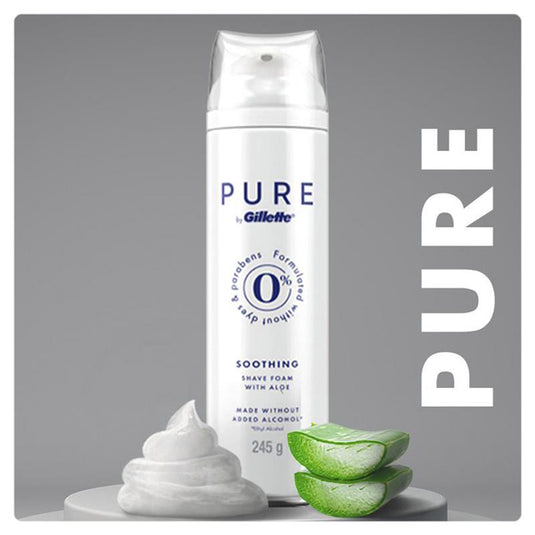 Gillette Pure Sensitive Shave Foam 245g