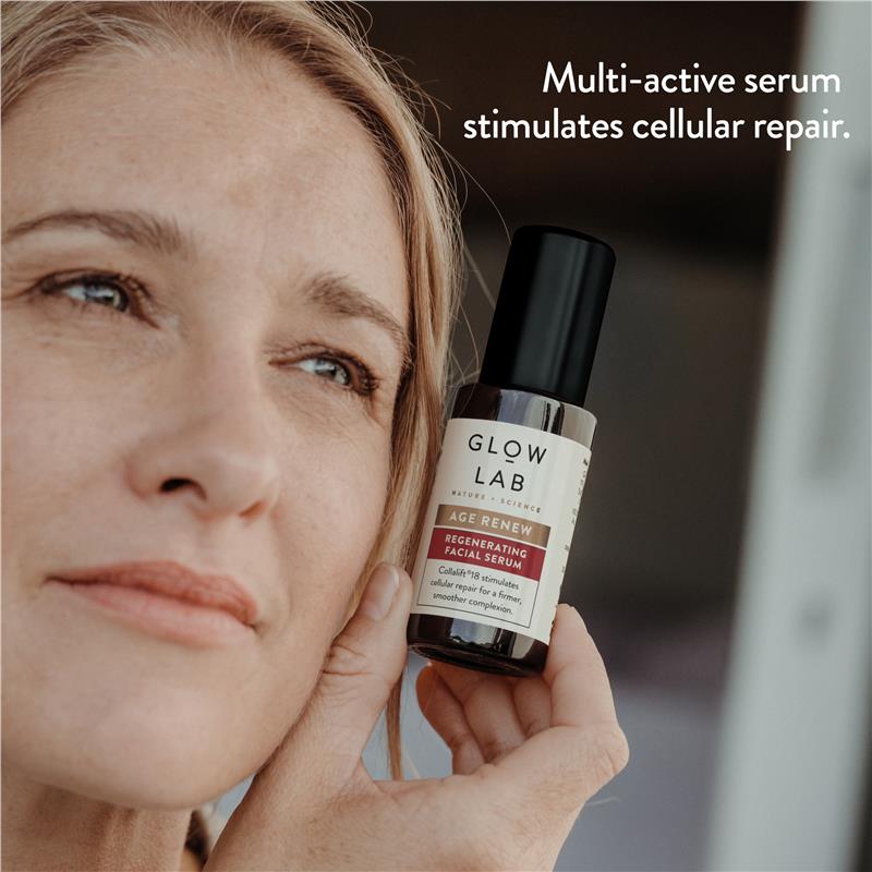 Load image into Gallery viewer, Glow Lab Age Renew Regenerating Facial Serum 30ml
