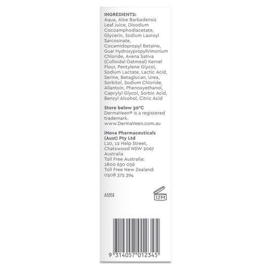 DermaVeen Face Foaming Cleanser 125ml