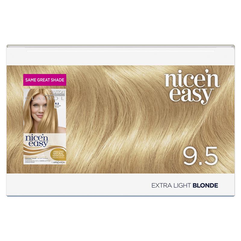 Load image into Gallery viewer, Clairol Nice N Easy 9.5 Extra Light Blonde Permanent Hair Colour
