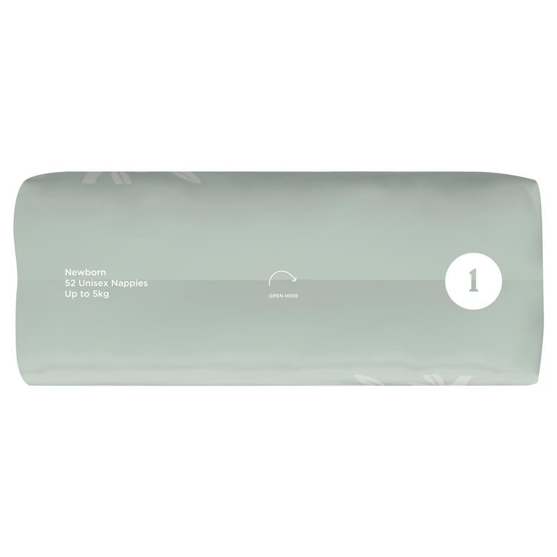 Load image into Gallery viewer, Tooshies Eco Nappies with Organic Bamboo Size 1 Newborn 3-5kg, 52 Pack
