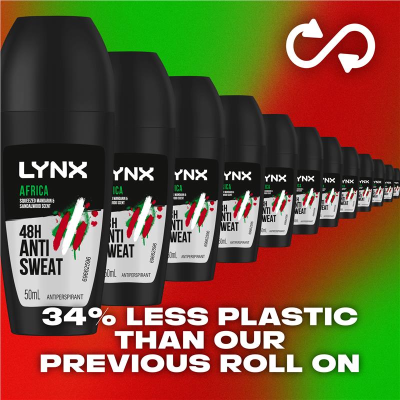 Load image into Gallery viewer, Lynx Deodorant Antiperspirant Roll On Africa 50ml
