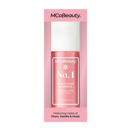 MCoBeauty Black Plum & Vanilla No. 1 Fragrance Hair & Body Mist 90ml