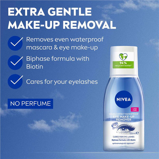 NIVEA Daily Essentials Double Effect Eye Makeup Remover 125ml