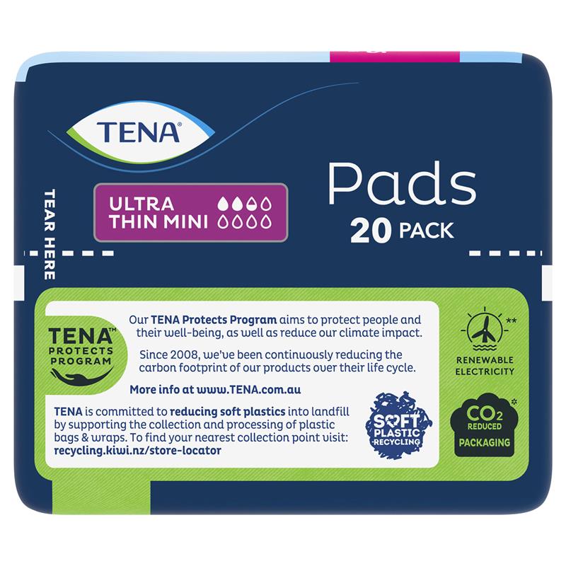 Load image into Gallery viewer, TENA Pad Ultrathin Mini 20 Pack
