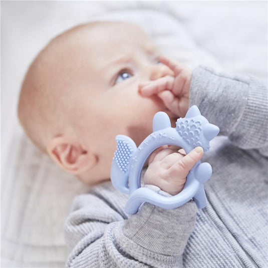 B.Box Wrist Teether Lullaby Blue