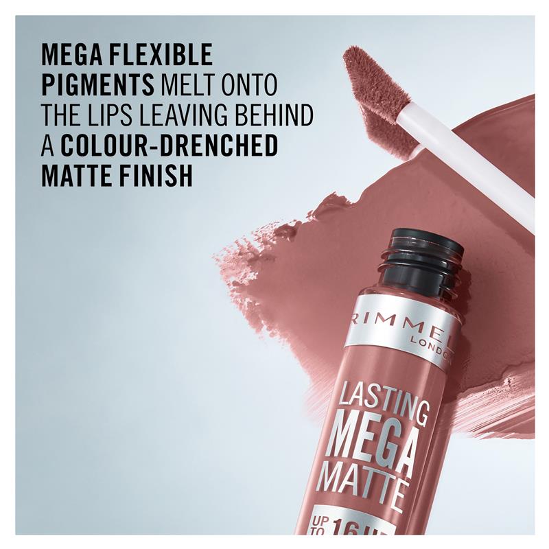 Load image into Gallery viewer, Rimmel London Mega Matte Liquid Lip 110 Blush
