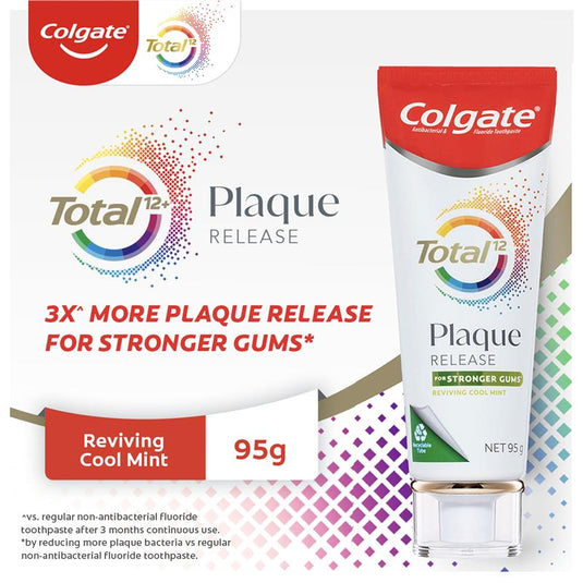 Colgate Toothpaste Total Plaque Release Reviving Cool Mint 95g