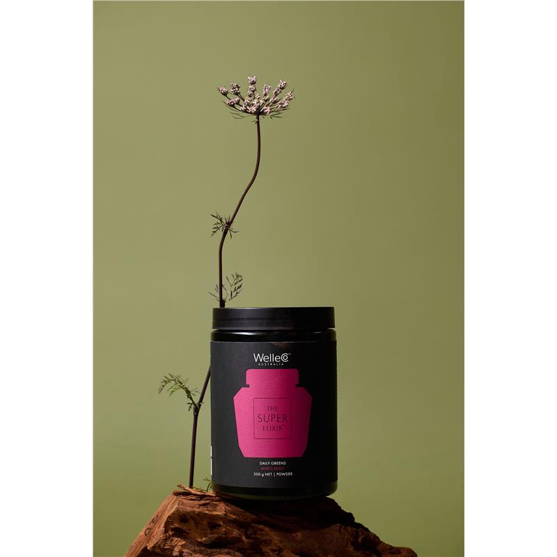 Load image into Gallery viewer, WelleCo The Super Elixir Mixed Berry 300g Jar Exclusive
