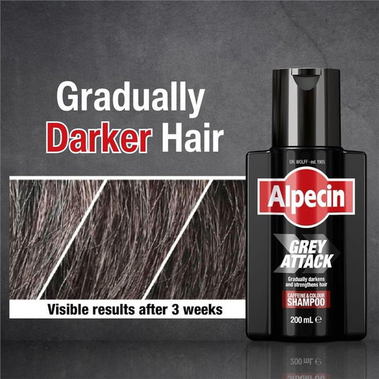 Alpecin Grey Attack Caffeine & Colour Shampoo 200ml