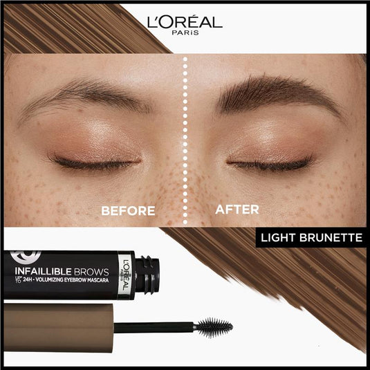 L'Oreal Paris Infallible Brows Volumizing Eyebrow Mascara 5.0 Light Brunette