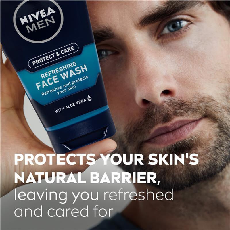 Load image into Gallery viewer, NIVEA Men Face Wash Protect &amp; Care Refreshing 100ml
