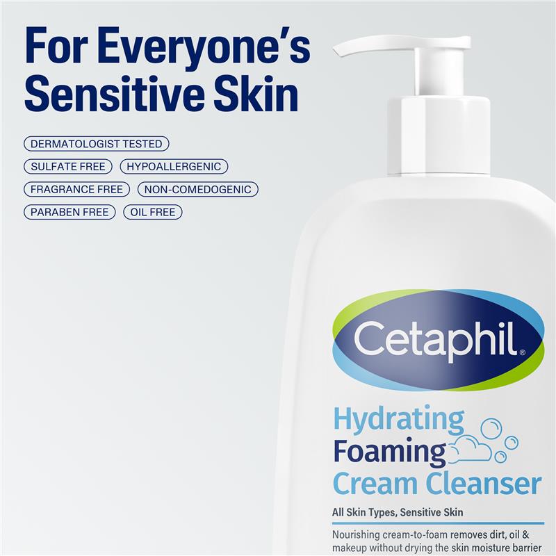 Load image into Gallery viewer, Cetaphil Hydrating Foaming Cream Cleanser 236ml
