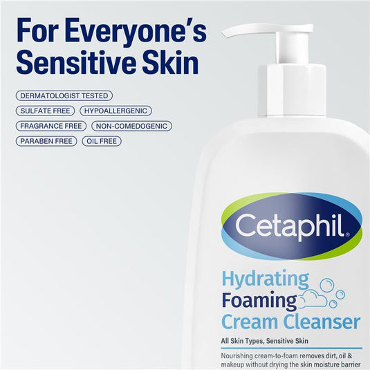 Cetaphil Hydrating Foaming Cream Cleanser 236ml