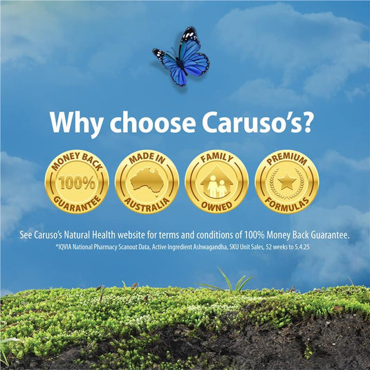 Carusos Ashwagandha + Energy 42 Tablets