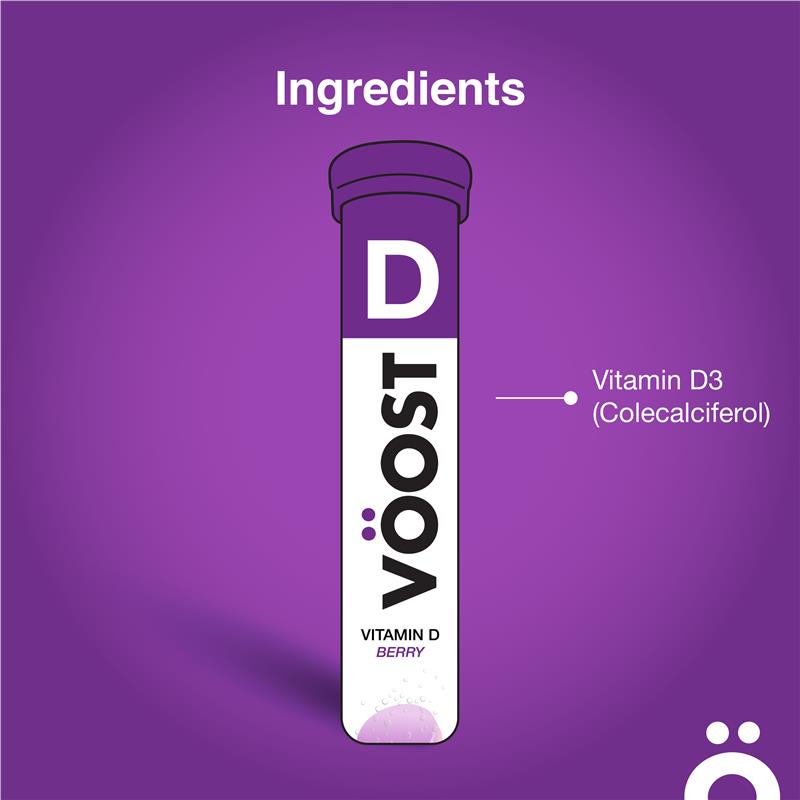 Load image into Gallery viewer, Voost Vitamin D Effervescent 20 Tablets
