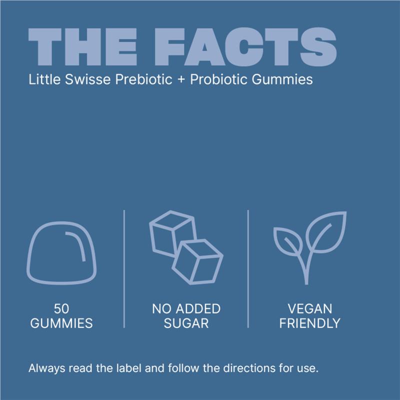 Load image into Gallery viewer, Little Swisse Pre + Probiotic Gummies 50 Pack
