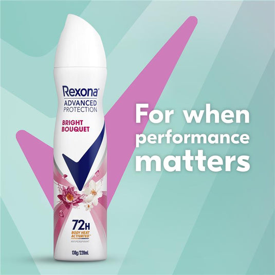Rexona Women Advanced Antiperspirant Aerosol Bright Bouquet 220ml