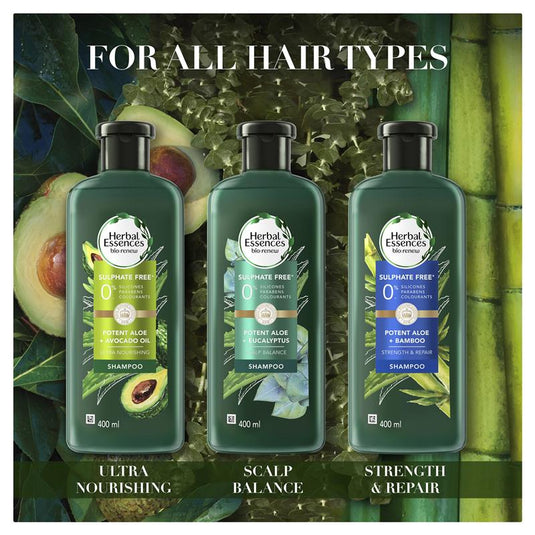 Herbal Essences Bio Renew Potent Aloe & Avocado Oil Conditioner 400ml