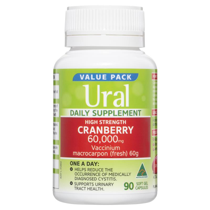 Load image into Gallery viewer, Ural High Strength Cranberry 60000mg 90 Capsules
