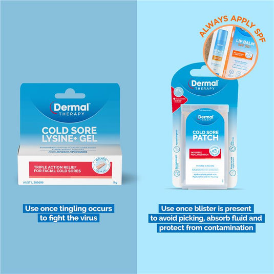 Dermal Therapy Cold Sore Lysine+ Gel 5g