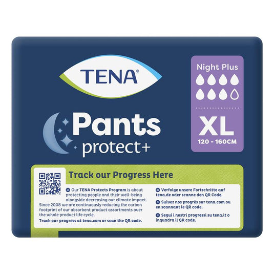 TENA Pants Night Plus Extra Large 10 Pack