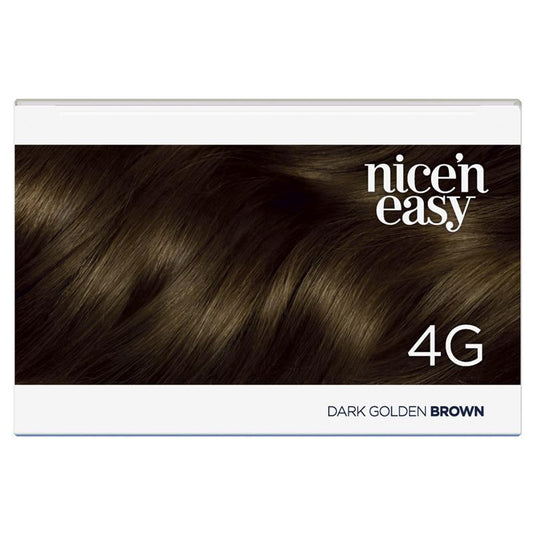 Clairol Nice N Easy 4G Dark Golden Brown Permanent Hair Colour