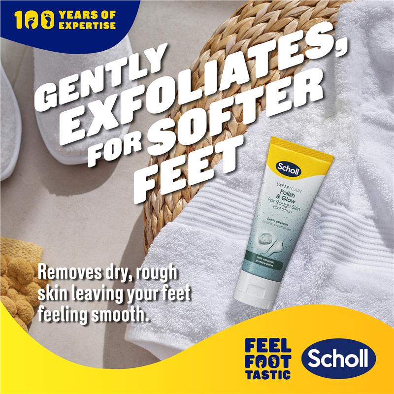 Load image into Gallery viewer, Scholl ExpertCare Polish &amp; Glow Foot Scrub 75ml
