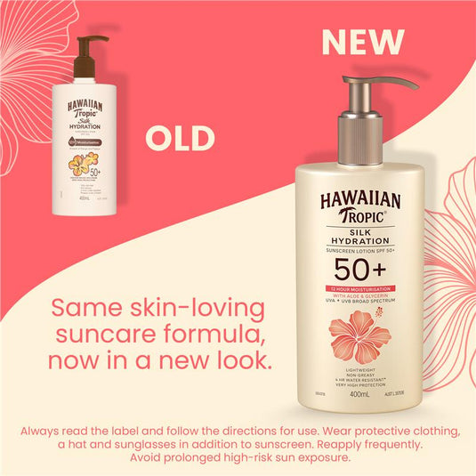 Hawaiian Tropic SPF 50+ Silk Hydration Body 400g