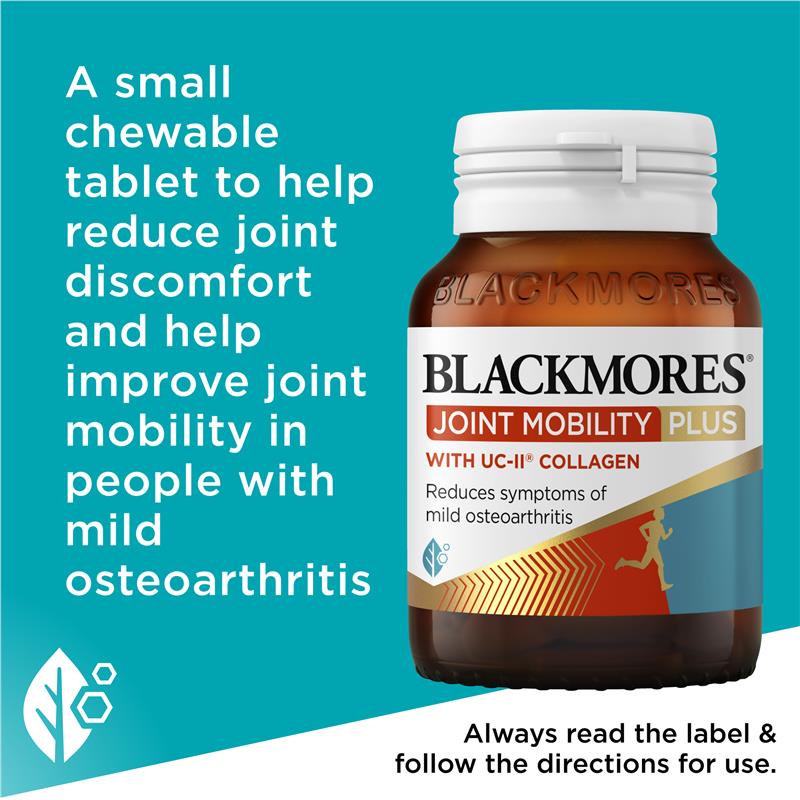 Load image into Gallery viewer, Blackmores Joint Mobility Plus 60 Chewable Tablets
