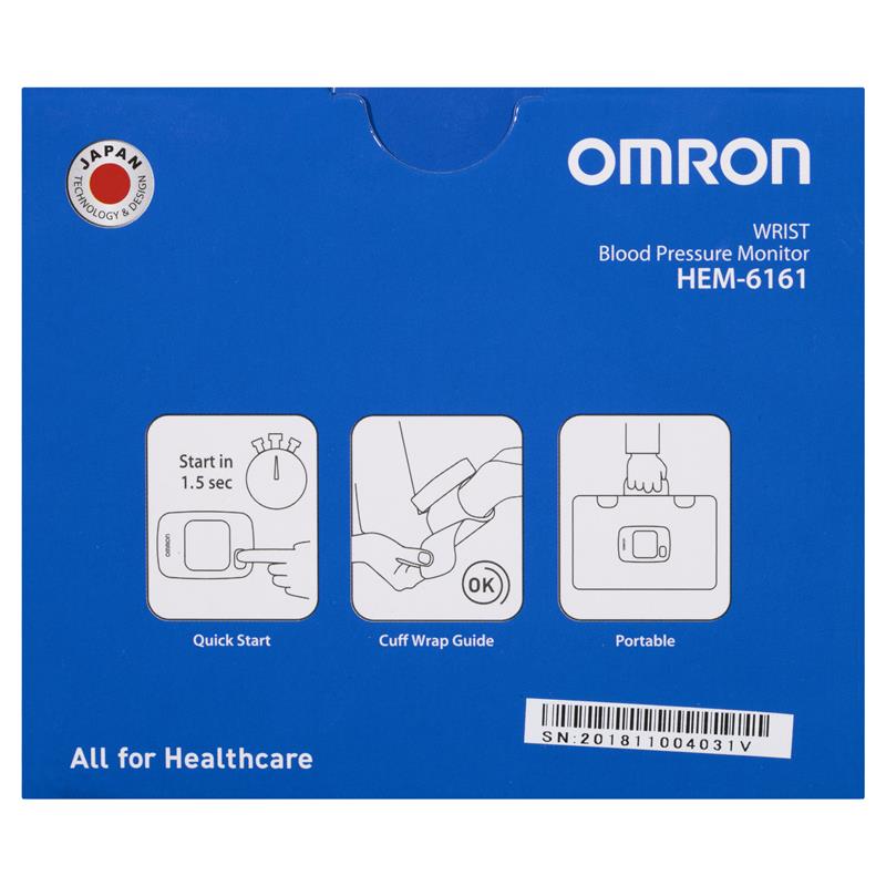 Load image into Gallery viewer, Omron HEM6161 Wrist Blood Pressure Monitor
