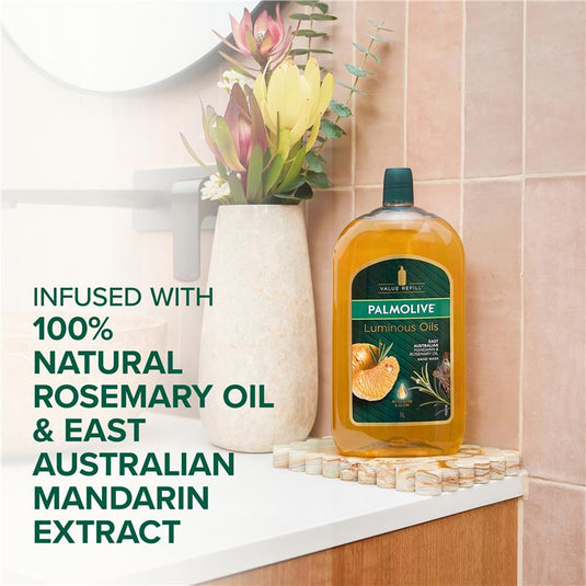 Palmolive Luminous Oils Hand Wash Refill Mandarin & Rosemary Oil 1L